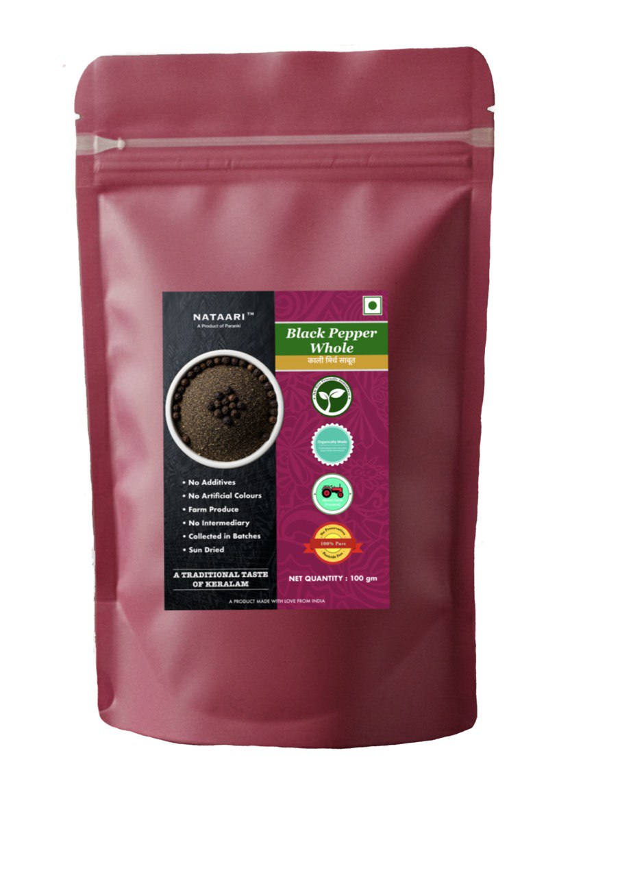 NATAARI Organic Whole Pepper