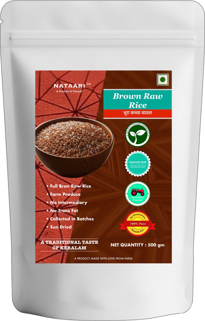 NATAARI™️ Organic Brown Raw Rice